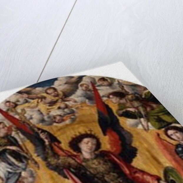 A Man about to be awakened from his Sleep by Saint Michael by Bernard van Orley