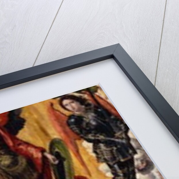 A Man about to be awakened from his Sleep by Saint Michael by Bernard van Orley