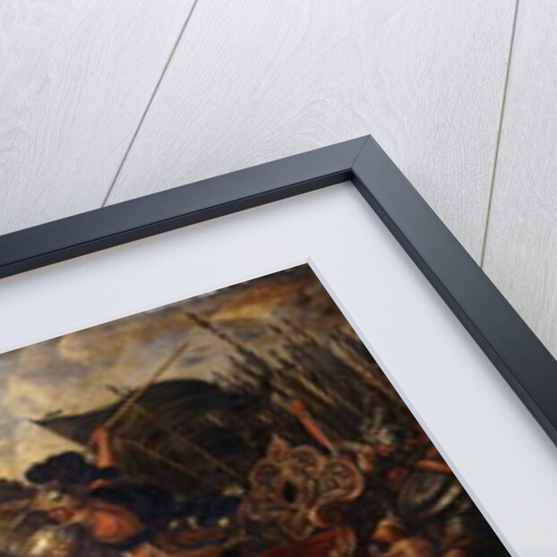 Achilles confronting Hector outside Troy by Juan de la Corte