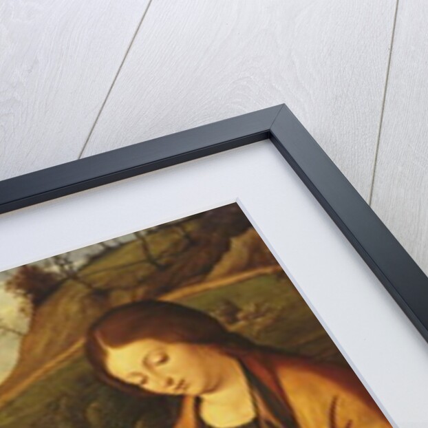 The Madonna and Child, with Saint John the Baptist and a female Saint by Marco Basaiti