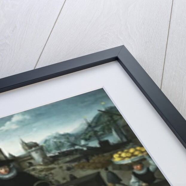 An Allegory of Autumn: A Fruit and Vegetable Stall above the Weinmarkt in Frankfurt by Georg Flegel