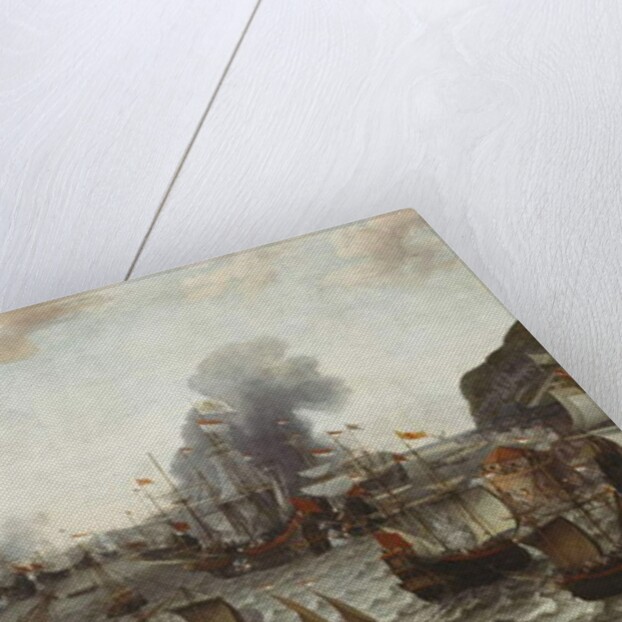 The Battle of Gibraltar, between the Dutch and Spanish Fleets, 25th April 1607, 1639 by Adam Willaerts