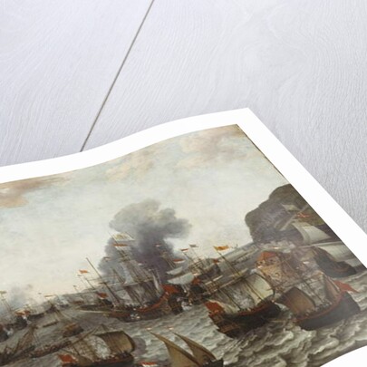The Battle of Gibraltar, between the Dutch and Spanish Fleets, 25th April 1607, 1639 by Adam Willaerts