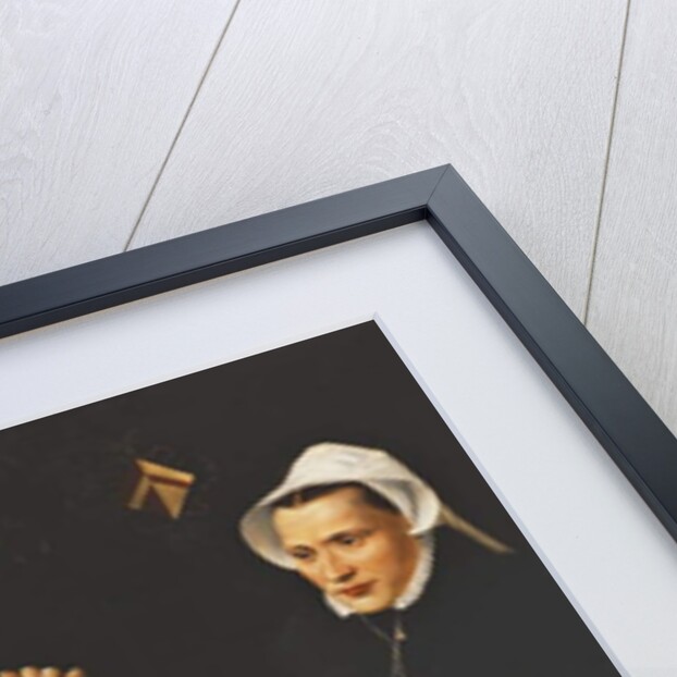 Portrait of a Essai Master and his Wife, half-length, c.1561-7 by Nicolas Neufchatel