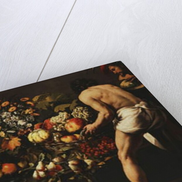 A Larder Stocked with Vegetables, Flowers and Fruit by Italian School