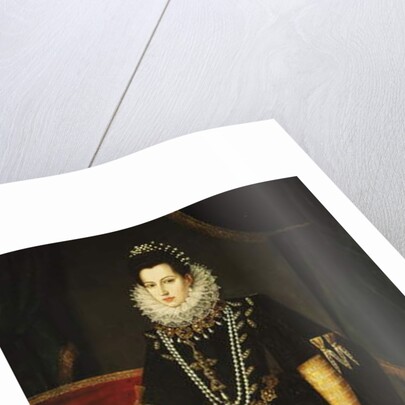 Portrait of the Infanta Isabel Clara Eugenia of Bourbon by Juan Pantoja de la Cruz