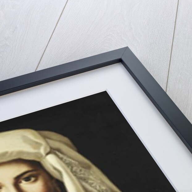 Portrait of a Young Woman, three-quarter length, Holding a Carnation by Francesco Cozza