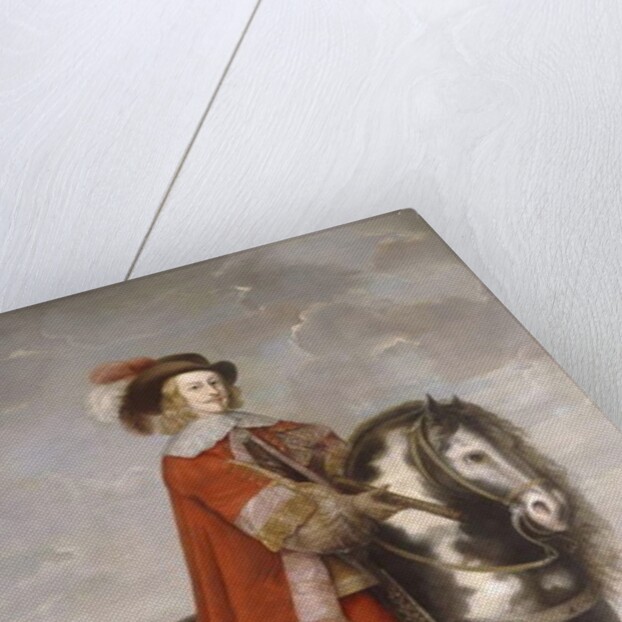 An Equestrian Portrait of Cardinal Infante Fernando de Borbon by Spanish School
