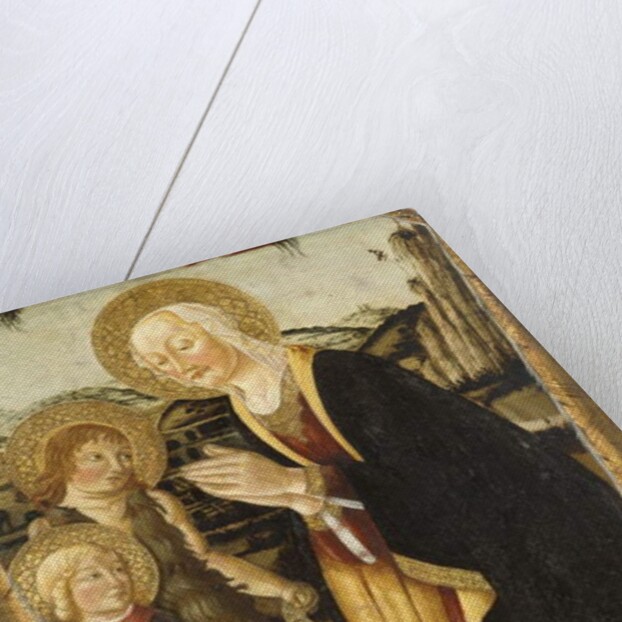 The Madonna and Child with the Infant Saint John the Baptist and an Angel by Bernardo Rosselli