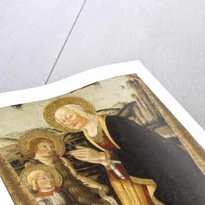 The Madonna and Child with the Infant Saint John the Baptist and an Angel by Bernardo Rosselli