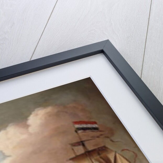 The English and Dutch Fleets exchanging Salutes at Sea with the 'Prince' and the 'Gouden Leeuw' in the Foreground, 1684 by Willem van de the Elder Velde