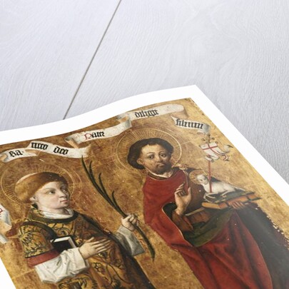 Saints Stephen and John the Baptist by Master of Liesborn (circle of)