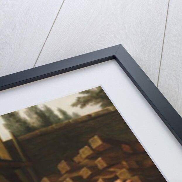 A Wheelmaker with a Fire Engine in a Yard, 1812 by Alexandre François Louis de Girardin