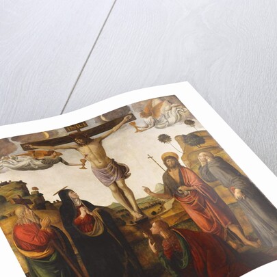 The Crucifixion with the Madonna, Saints John the Baptist, Mary Magdalen, Andrew and Francis, 1503 by Cosimo Rosselli