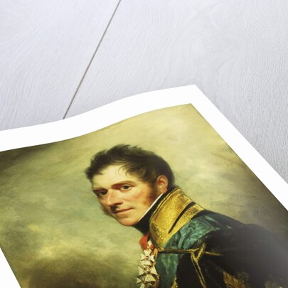 Portrait of William Henry Paget Marquess of Anglesey, half length by William Beechey