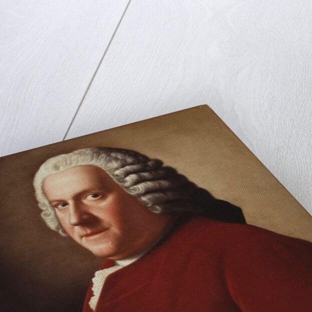 Portrait of Willem Bentinck, 1st Count Bentinck, half-length, in a Red Velvet Coat, 1755 by Jean-Etienne Liotard