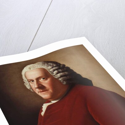 Portrait of Willem Bentinck, 1st Count Bentinck, half-length, in a Red Velvet Coat, 1755 by Jean-Etienne Liotard