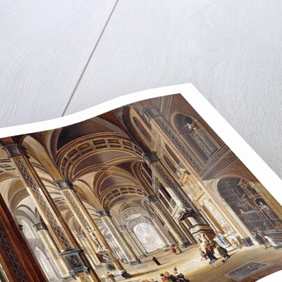 The Interior of a Renaissance Cathedral by Christian Stocklin