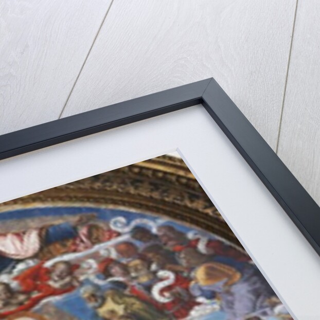 The Assumption of the Virgin with Saint Thomas receiving the Girdle between Saints Francis of Assisi and Anthony of Padua, 1480s by Benvenuto di Giovanni