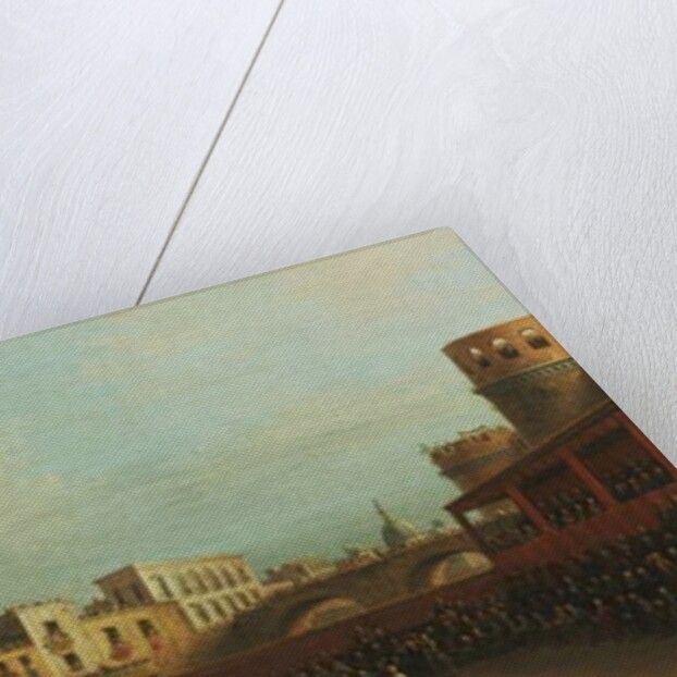 King Ferdinand IV and Queen Caroline of Naples attending a Game of Palla a Bracciale by Antonio Joli