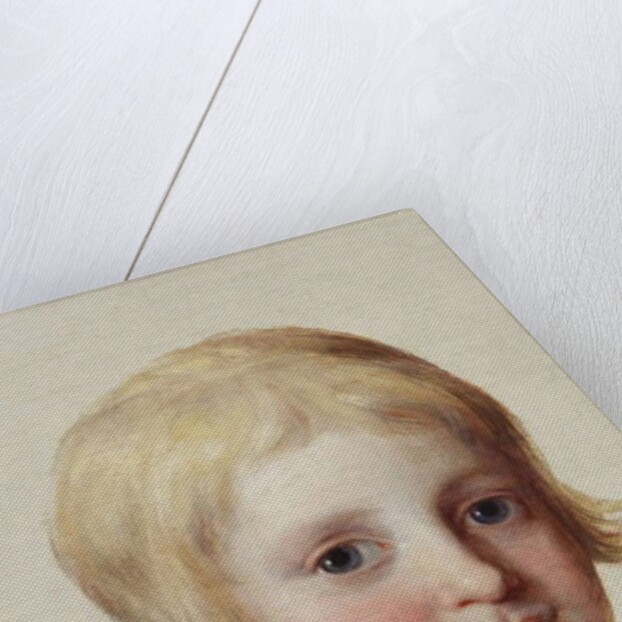 Portrait study of Francesco, Crown Prince of Naples, as a boy, head and shoulders, by Angelica Kauffman