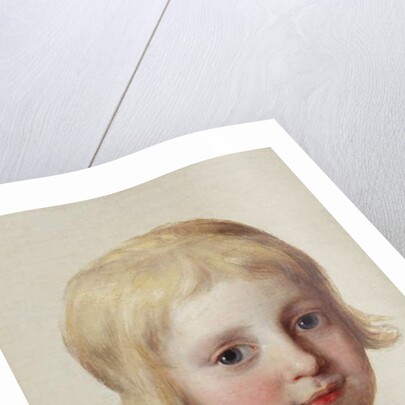 Portrait study of Francesco, Crown Prince of Naples, as a boy, head and shoulders, by Angelica Kauffman