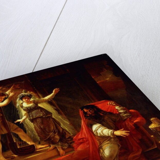 David Playing the Harp for King Saul by Baron Antoine Jean Gros