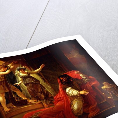 David Playing the Harp for King Saul by Baron Antoine Jean Gros