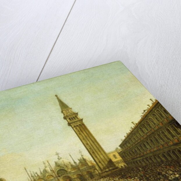 The Piazza San Marco, on the Doge's Coronation Day by Francesco Guardi