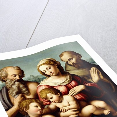 The Madonna and Child with the Infant Saint John the Baptist, by (c.1490/4-1547/50) Innocenzo da Imola