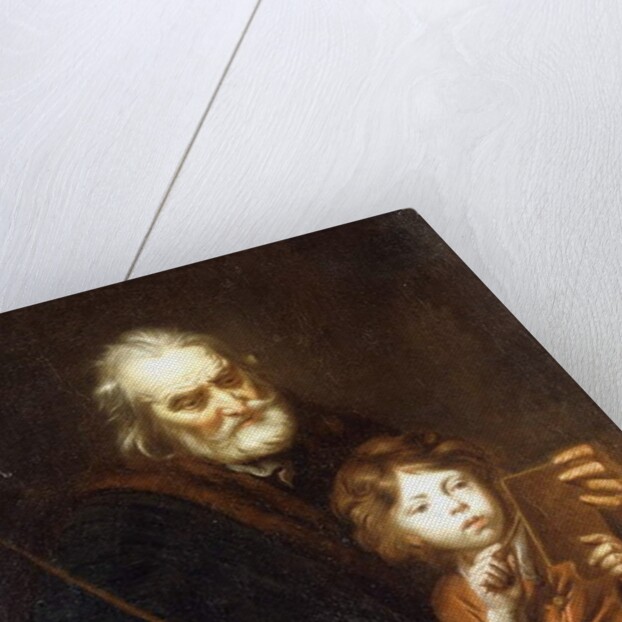 A Schoolmaster Teaching a Boy to Draw by Jacob Potma