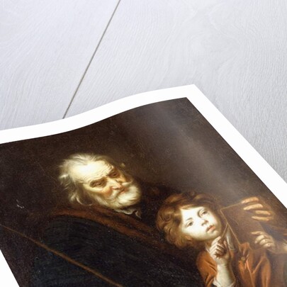 A Schoolmaster Teaching a Boy to Draw by Jacob Potma