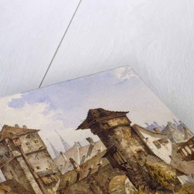 A View of Nurnberg, 1856 by Angelo Quaglio