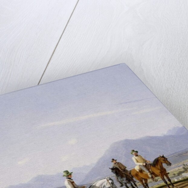 Reiter am Tegernsee, 1838 by Wilhelm Alexander Kobell