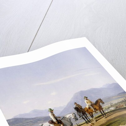 Reiter am Tegernsee, 1838 by Wilhelm Alexander Kobell