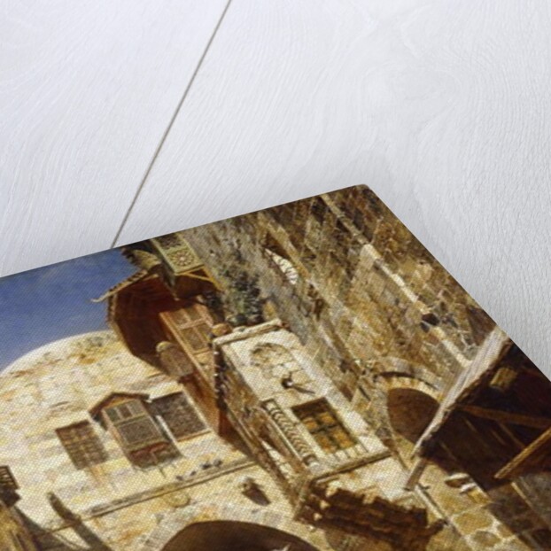 Davidstrasse, Jerusalem, 1887 by Gustave Bauernfeind