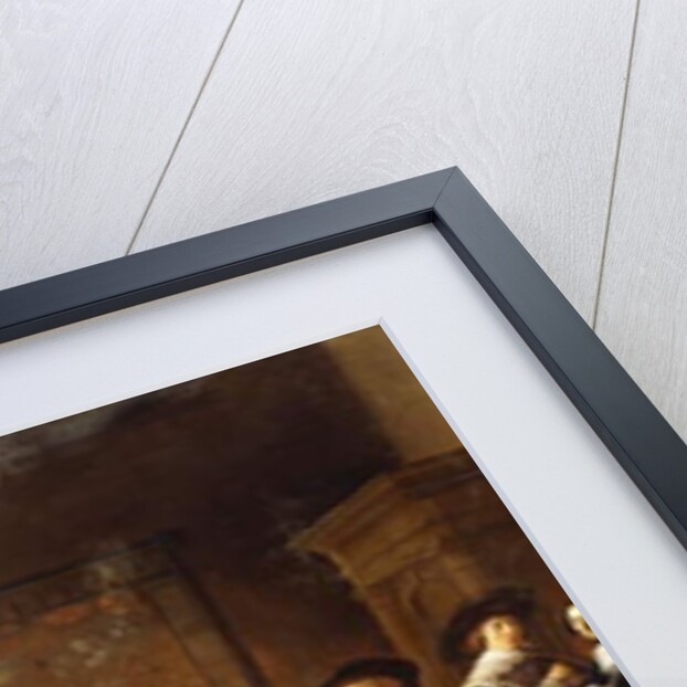 A Group Portrait in an Interior by Anthonie (1601-73) Palamedesz