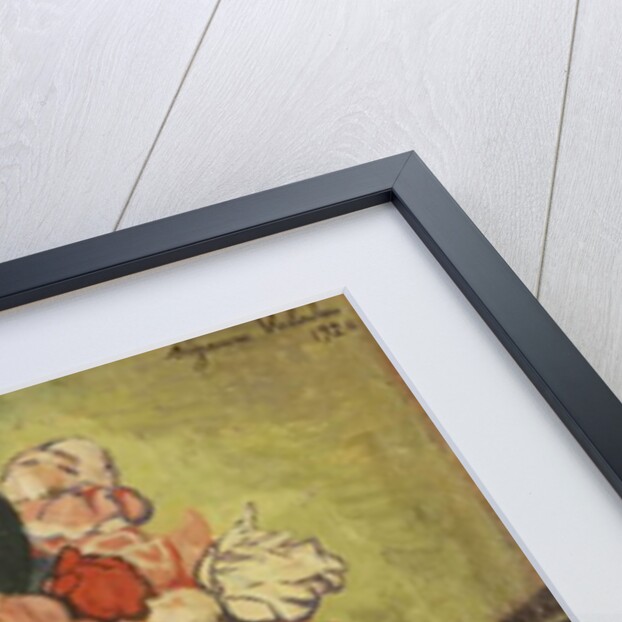 Vase of Flowers on a Round Table; Vase de Fleurs sur une Table Ronde, 1920 by Marie Clementine Valadon