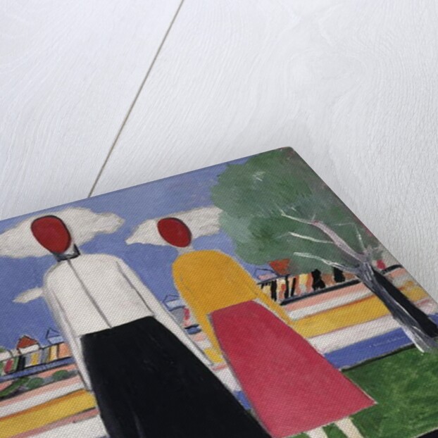 Two Figures in a Landscape, c.1931-32 by Kazimir Severinovich Malevich