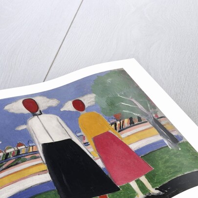 Two Figures in a Landscape, c.1931-32 by Kazimir Severinovich Malevich