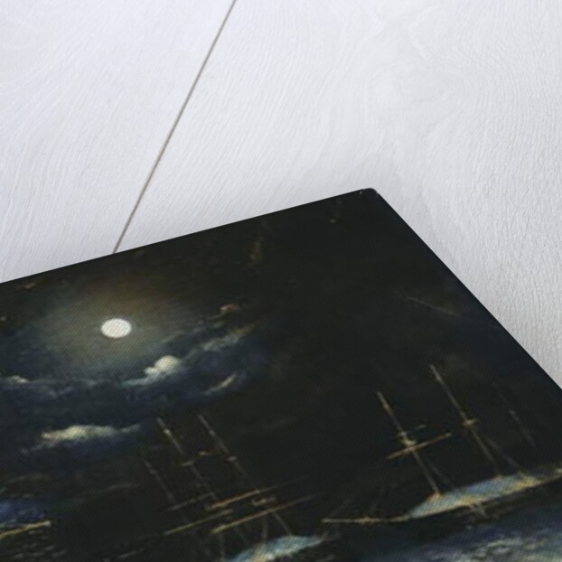 The British Naval Franklin Search Expedition: H.M.S Resolute, Assistance, Intrepid and Pioneer wintering in the Arctic, 1850-51 by William Henry (attr. to) Browne