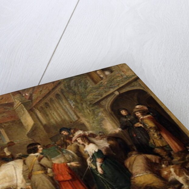 The Departure of Charles II from Bentley in Staffordshire, the house of Colonel Lane by Charles Landseer