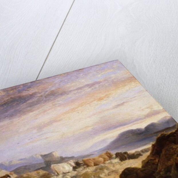 Highland Drovers and Dogs Driving their Sheep and Cattle in a Rocky Wooded Landscape, 1846 by Richard Ansdell