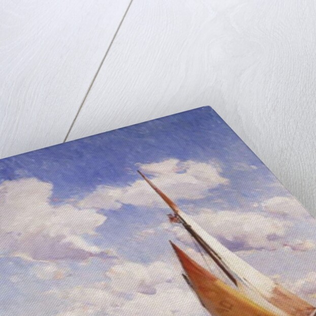 Fishing Craft with the Rivere degli Schiavoni, Venice, beyond by E. Aubrey Hunt