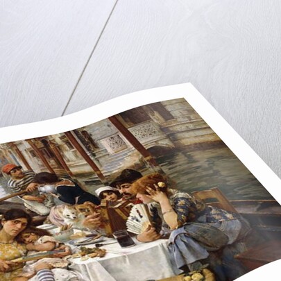 A Venetian al Fresco, 1885 by William Logsdail