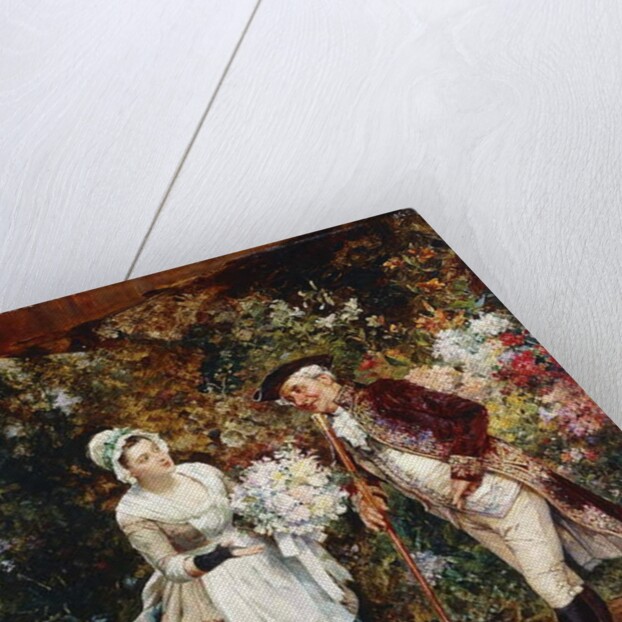 The Flower Girl by Henry Gillard Glindoni