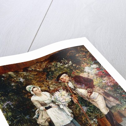 The Flower Girl by Henry Gillard Glindoni