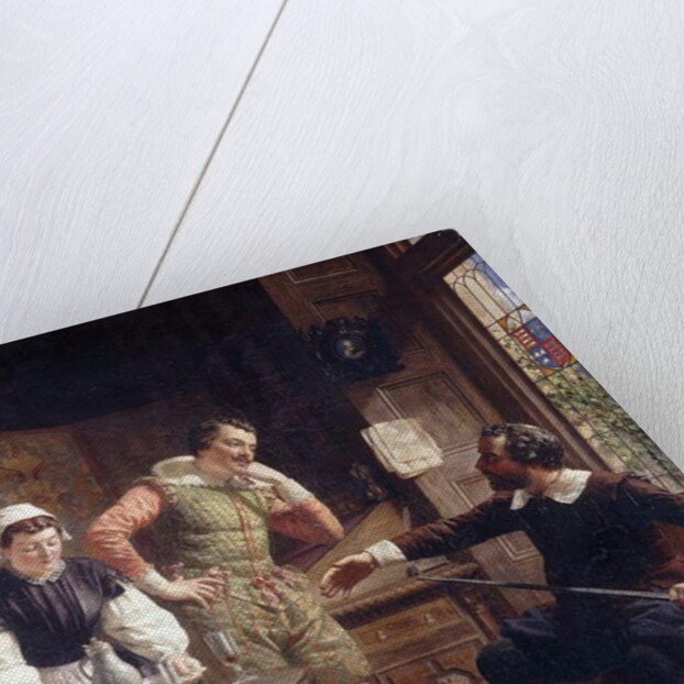 Ben Jonson describing his Duel to Drummond at Hawthornden by Ebenezer Crawford