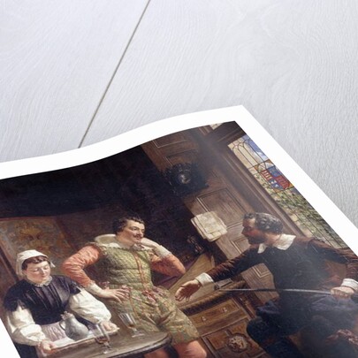 Ben Jonson describing his Duel to Drummond at Hawthornden by Ebenezer Crawford