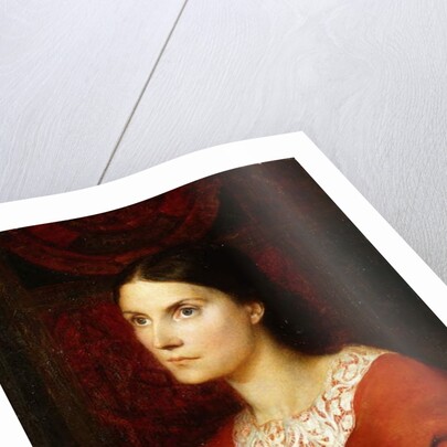 Portrait of Lady Wolverton, nee Georgina Tufnell by George Frederic Watts